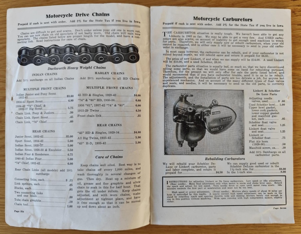 Harley Davidson, Indian - Handbook of Information 1943 - obrazek 3