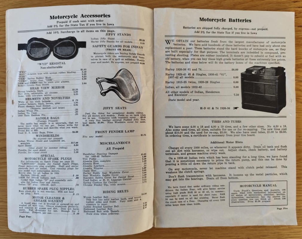 Harley Davidson, Indian - Handbook of Information 1943 - obrazek 2