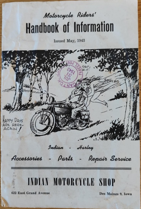 Harley Davidson, Indian - Handbook of Information 1943