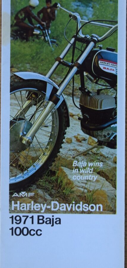 Harley Davidson - Baja 100cc Prospekt 1971