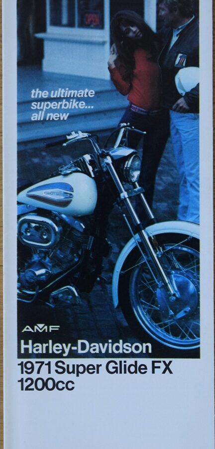 Harley Davidson - Super Glide FX 1200 Prospekt 1971
