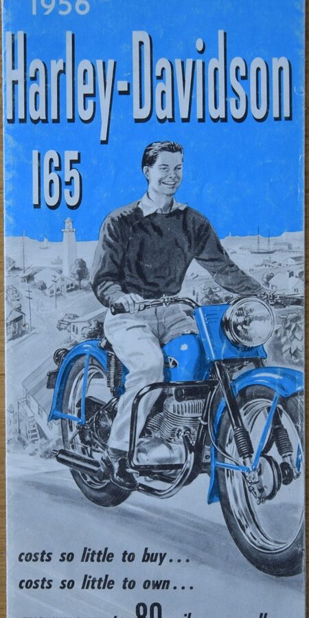 Harley Davidson 165 - Prospekt 1956