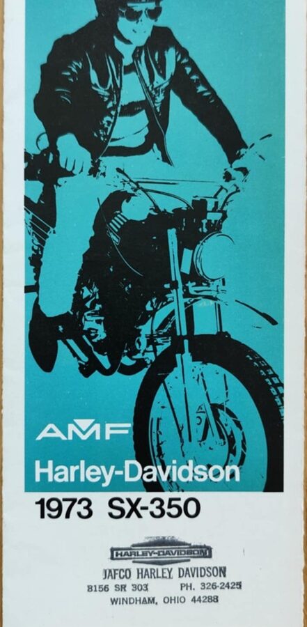 Harley Davidson - SX-350 prospekt 1973