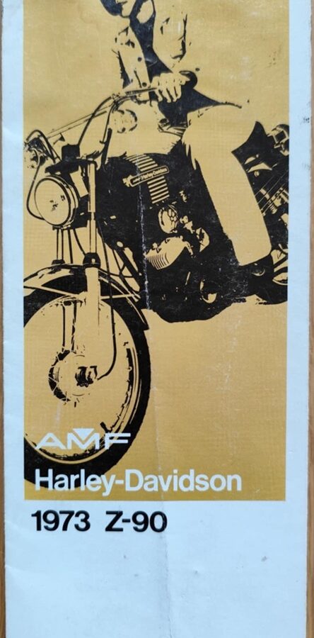 Harley Davidson - Z90 Prospekt 1973