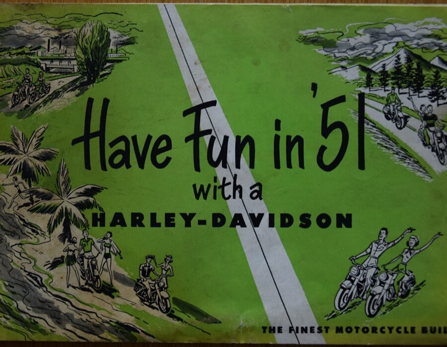 Harley Davidson - Prospekt 1951