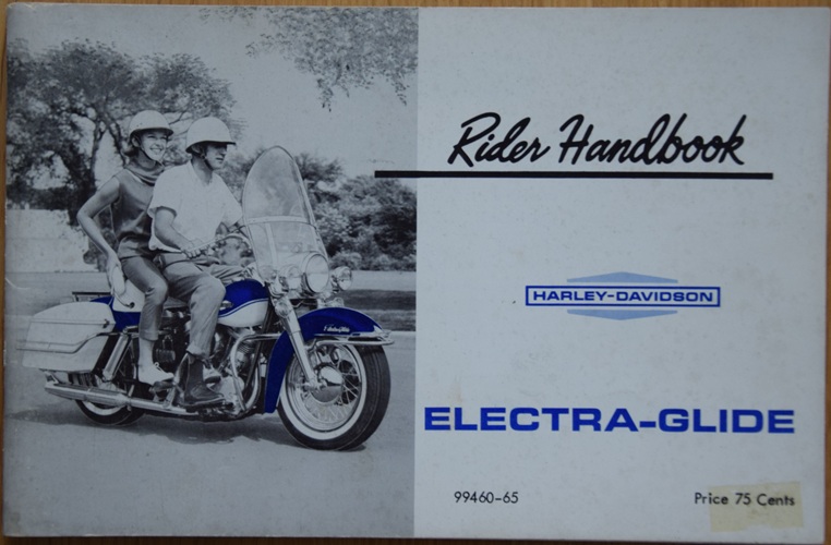 Harley Davidson - Electra Glide Rider Handbook 1965