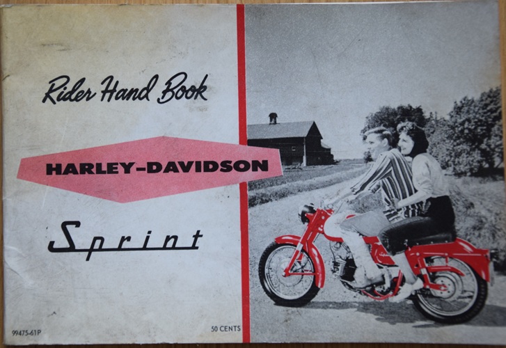 Harley Davidson - Sprint, Rider Handbook 1961