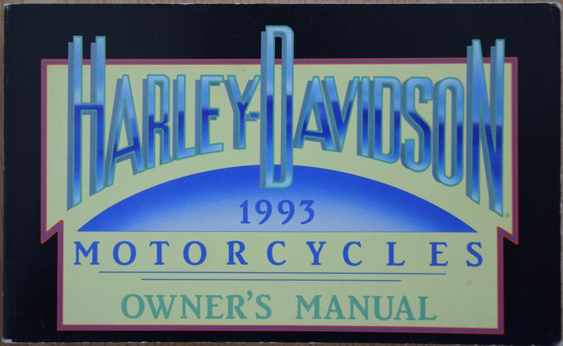 Harley Davidson - Owners Manual 1993