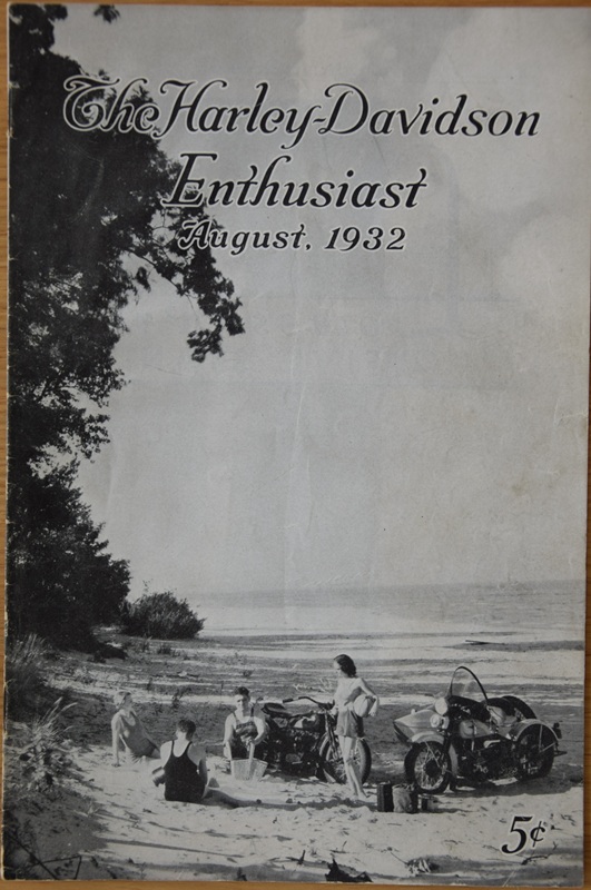 Harley Davidson - Enthusiast - August 1932