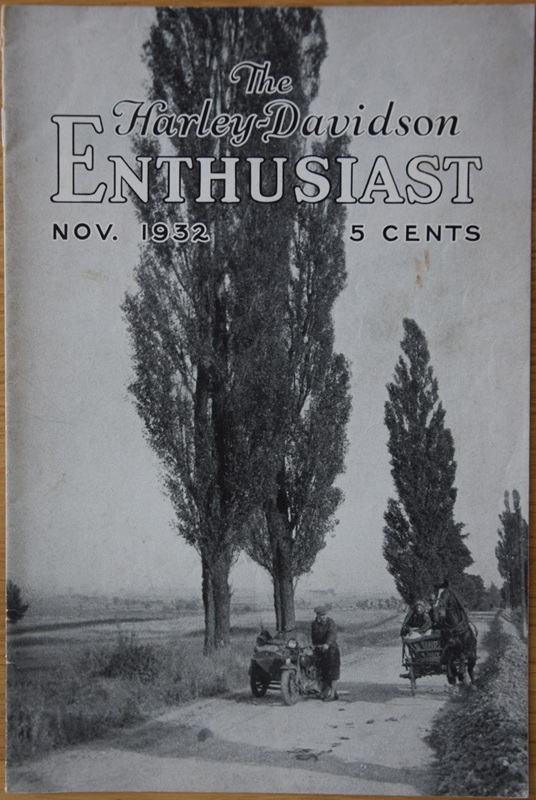 Harley Davidson - Enthusiast - November 1932