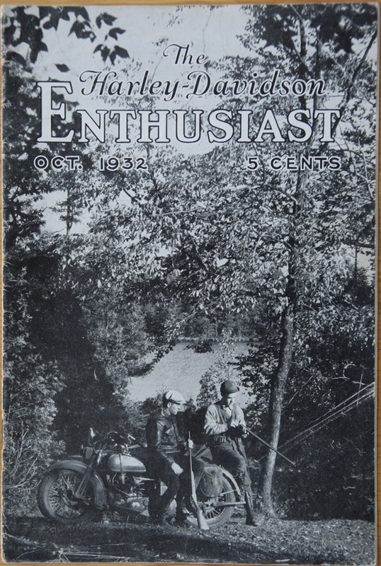 Harley Davidson - Enthusiast - October 1932