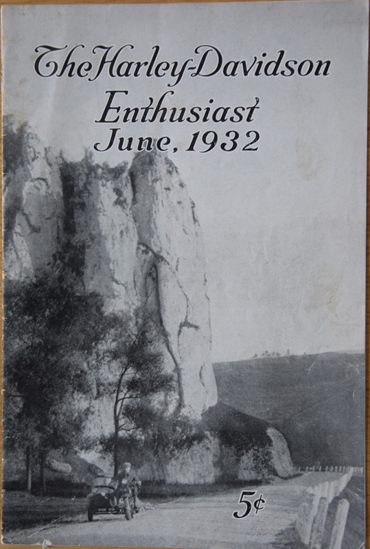 Harley Davidson - Enthusiast - June 1932