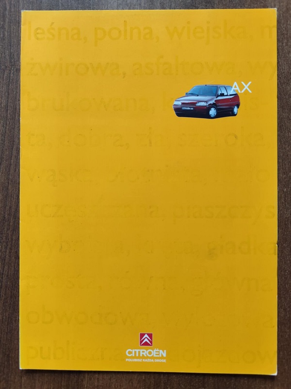 Citroen AX - Prospekt