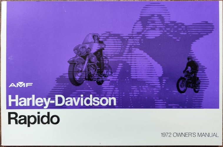 Harley Davidson - Owners Manual Rapido 1972