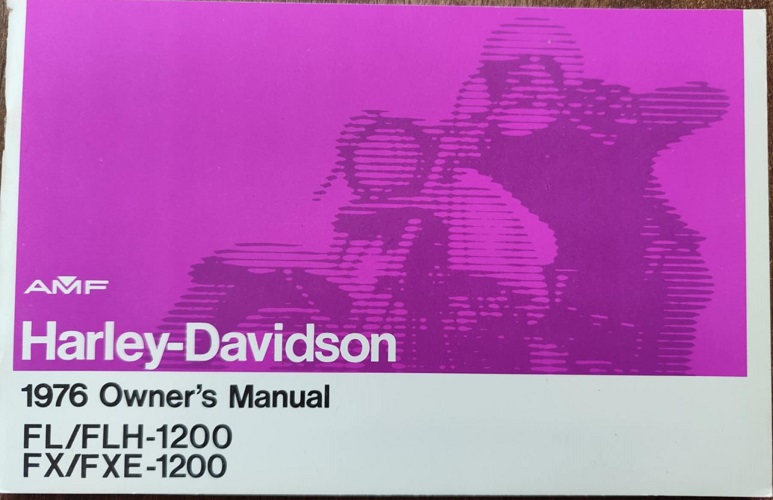 Harley Davidson - Owners Manual FL/FLH-1200 FX/FXE-1200