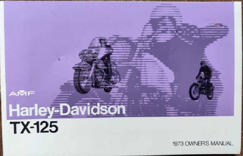 Harley Davidson - Owners Manual TX-125