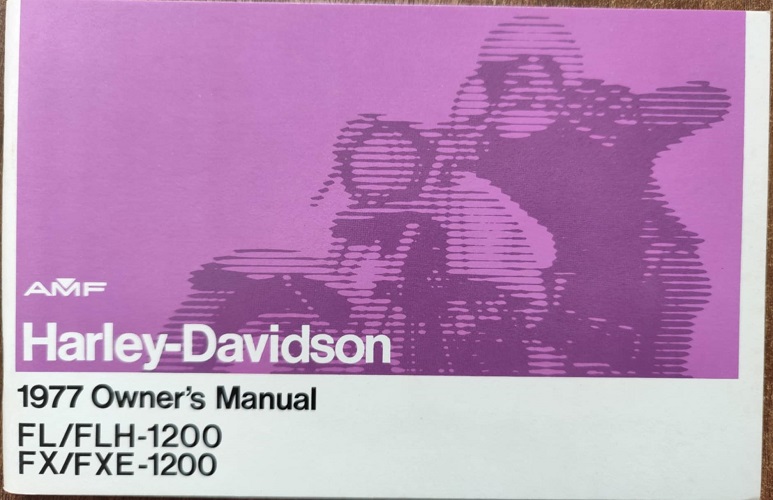 Harley Davidson - Owners Manual FL/FLH-1200 FX/FXE-1200