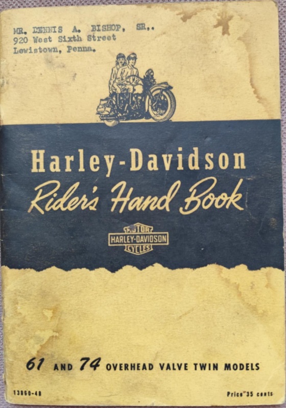 Harley Davidson - Riders Hand Book 61 and 74