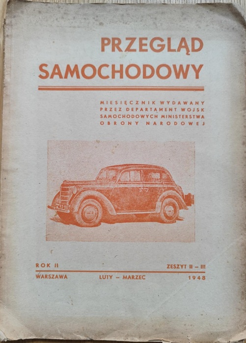 Przegląd Samochodowy - Luty/Marzec 1948 GAZ