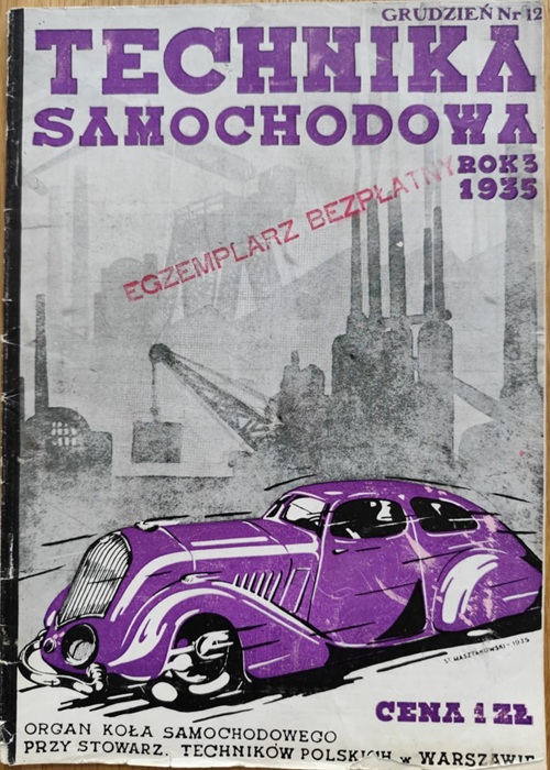 Technika Samochodowa - Grudzień 1935