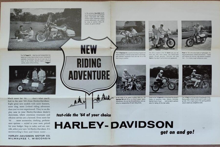 Harley Davidson - Broszura 1964