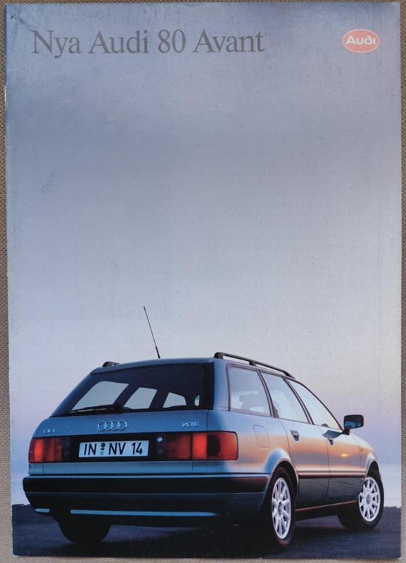 Audi 80 - Prospekt 1992