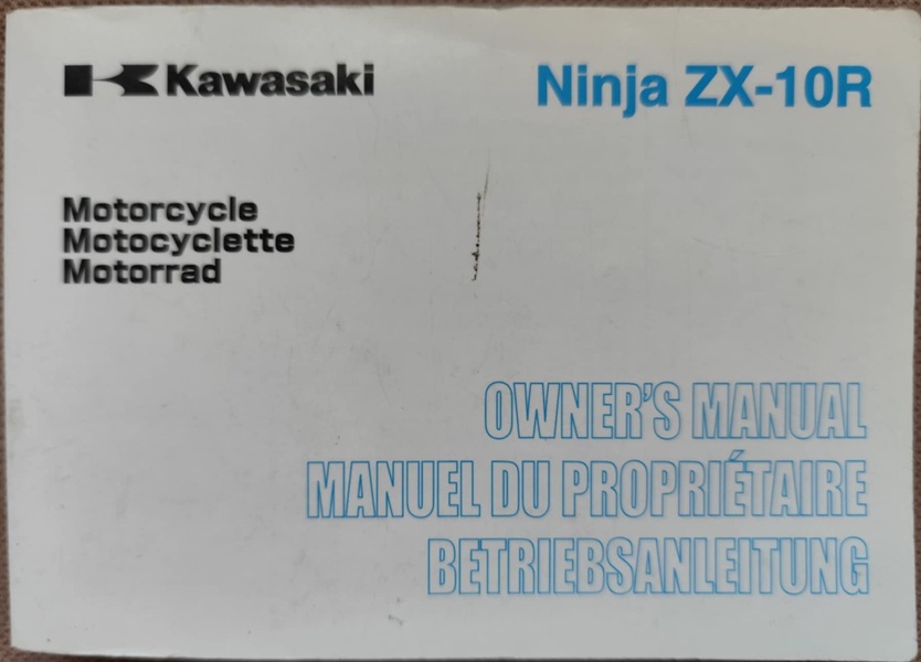Kawasaki - Ninja ZX-10R - Instrukcja obsługi 2007