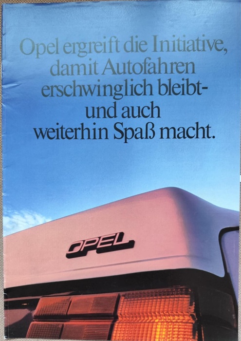 Opel - Prospekt