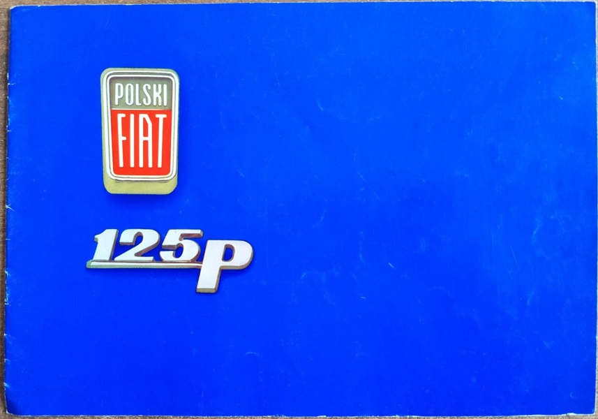 Polski Fiat 125P - Prospekt - jęz. hiszpański