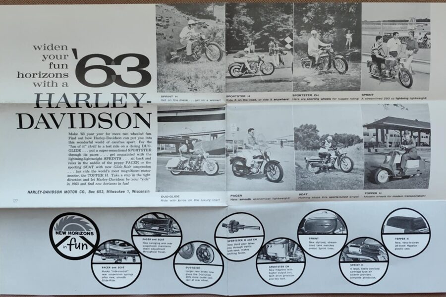 Harley Davidson - Broszura 1963