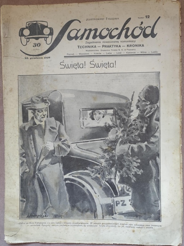 Samochód - Nr.12 - Rok 1929
