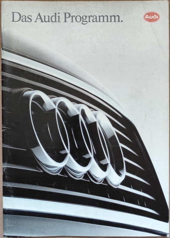 Audi - Prospekt 1991 - jęz. niemiecki