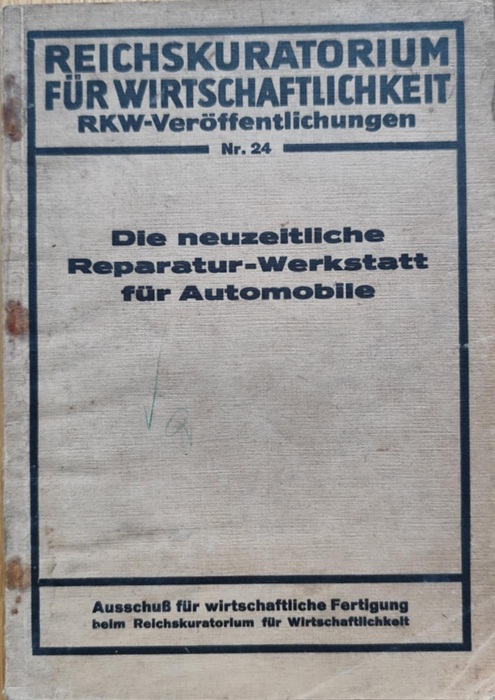 Die neuzeitliche Reparatur - Werkstatt fur Automobile