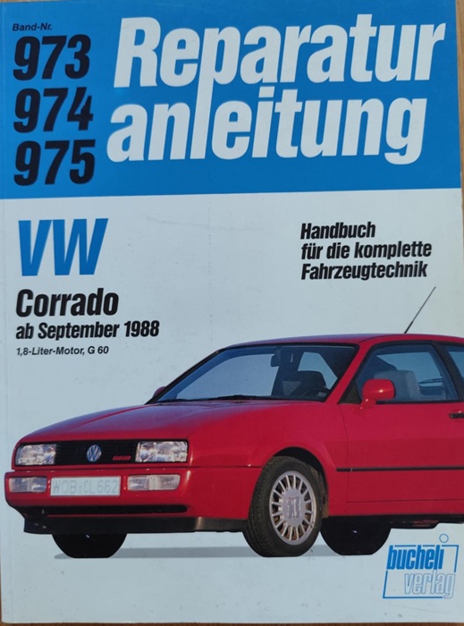 Volkswagen Corrado - Instrukcja naprawy