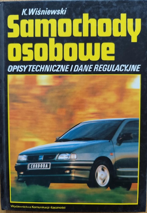 Samochody osobowe – Opisy techniczne i dane regulacyjne część 9