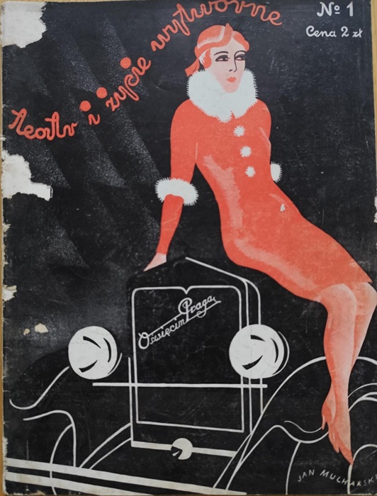 Teatr i życie wytworne- Styczeń 1932 - plakat Oświęcim Praga