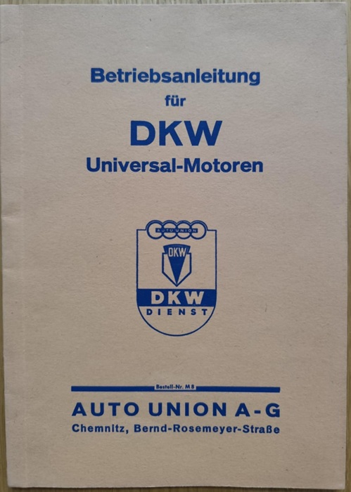 DKW Universal-Motoren - Instrukcja obsługi