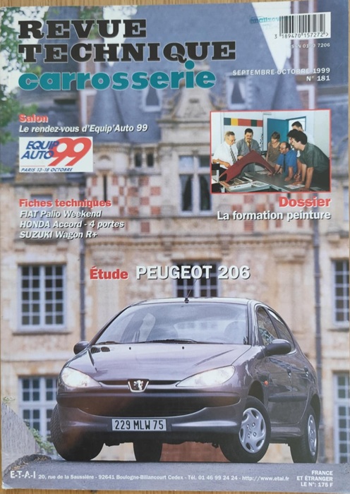 Revue Technique Carressorie - Peugeot 206