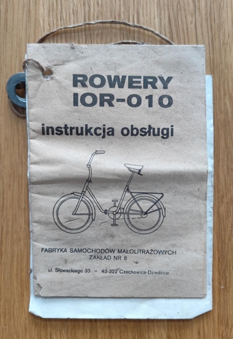 Rowery IOR-010 - Instrukcja obsługi - obrazek 2