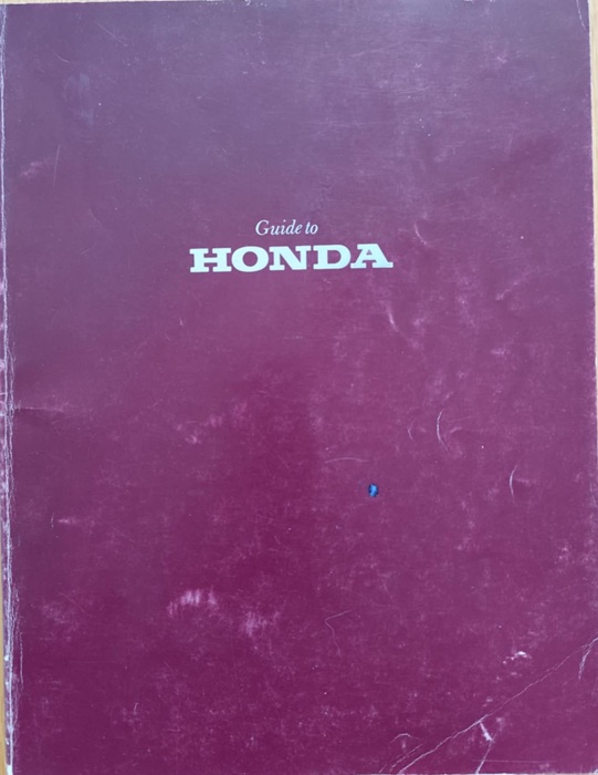 Guide to Honda 1993