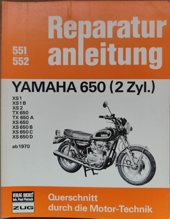 Yamaha 650 (2 Zyl.) - Instrukcja napraw