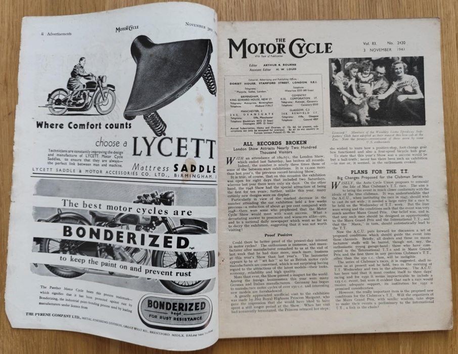 The Motor Cycle - nr. 2430 - 1949 - obrazek 2