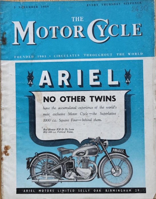 The Motor Cycle - nr. 2430 - 1949