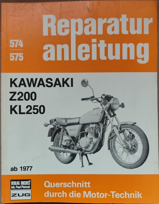 Kawasaki Z200 KL250 - Instrukcja napraw