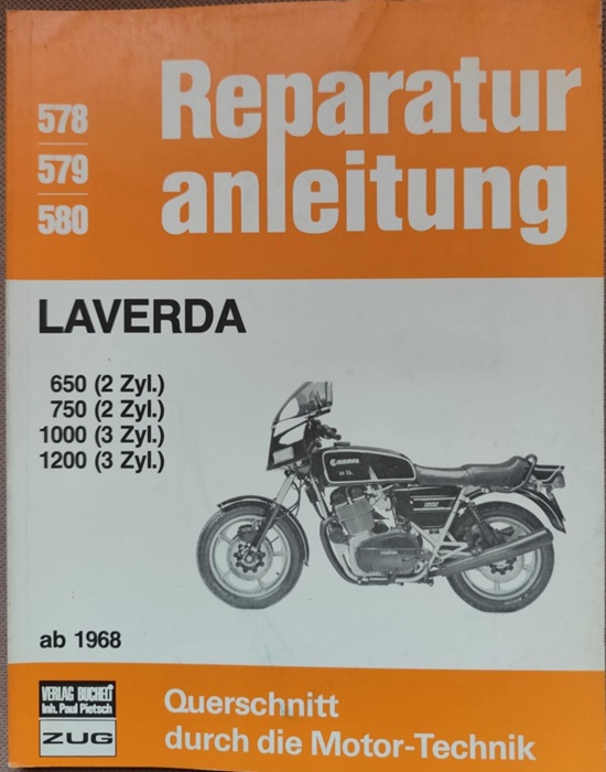 Laverda 650, 750, 1000, 1200 - Instrukcja napraw
