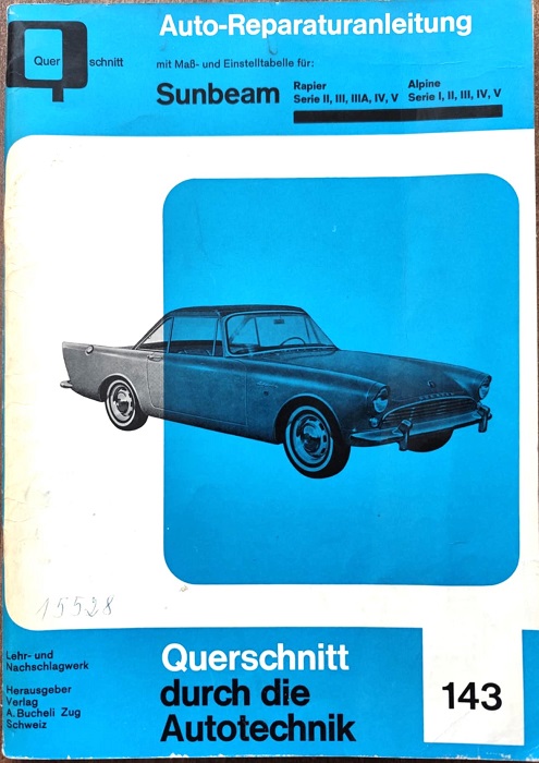 Sunbeam - Reparaturanleitung 143