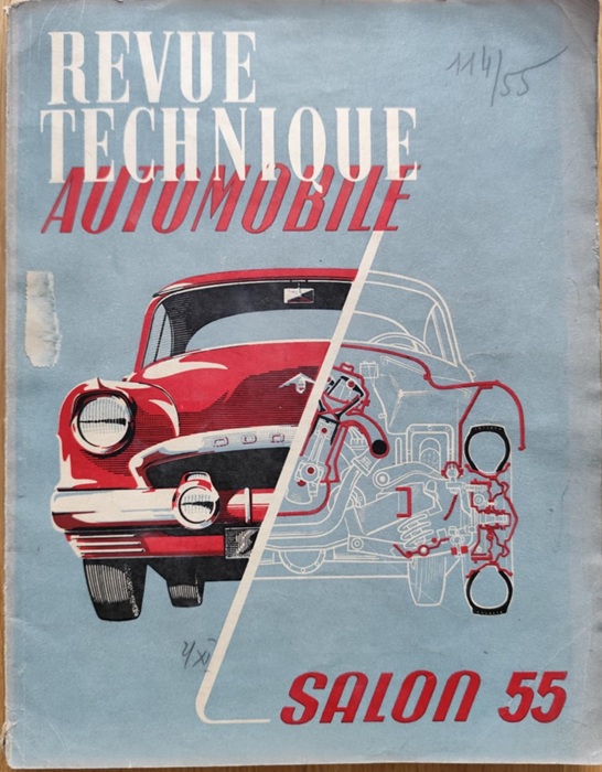 Revue Technique Automobile - Salon 55 - Katalog 1955
