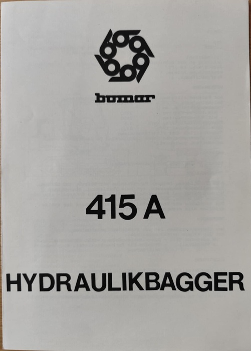 Bumar - Hydraulikbagger 415A - Prospekt