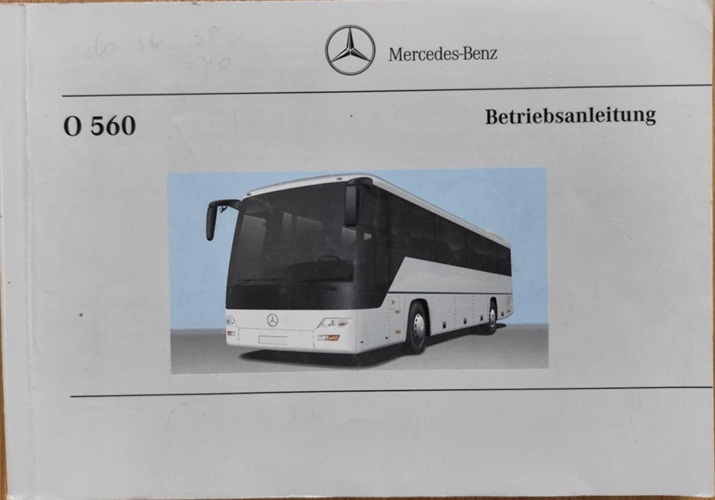 Mercedes-Benz O560 - Instrukcja obsługi