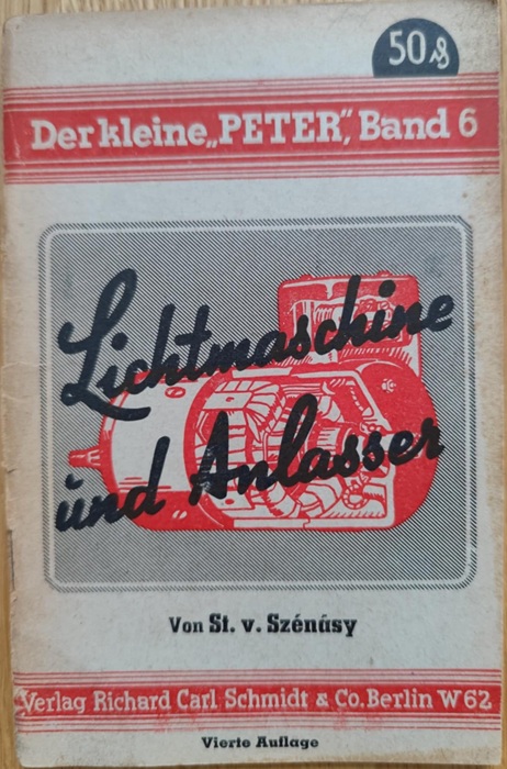 derkleine "PETER", Band 6 - 1944 - Alternator, rozrusznik